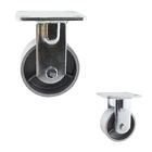 100mm  200kg Silver Cast Iron Rigid Caster Wheels For Table Furniture