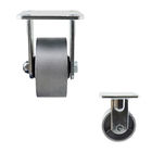 100mm  200kg Silver Cast Iron Rigid Caster Wheels For Table Furniture