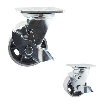 4 Inch 200kg Capacity Swivel Heavy Duty Furniture Castors With Roller Bearing