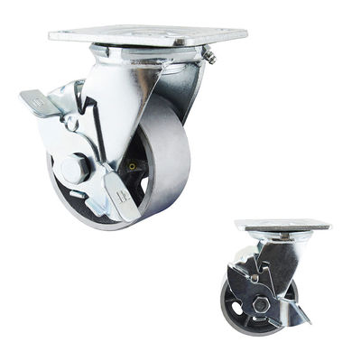 4 Inch 200kg Capacity Swivel Heavy Duty Furniture Castors With Roller Bearing