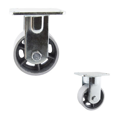 100x50mm 440LBS Capacity Cast Iron Hollow Core Rigid Furniture Casters Wheels