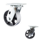 5 Inch Hollow Core Iron Swivel Plate Industrial Caster Wheels