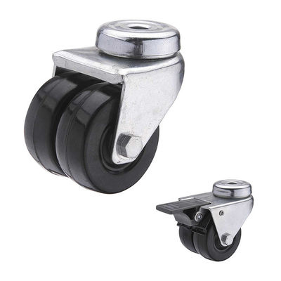 Twin wheel 70kg Capacity 2 Inch Furniture Casters silent