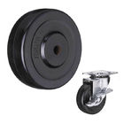 WBD 100mm  4" Fixed Light Duty Solid Rubber Casters