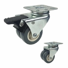 PVC Casters Flowerpot 50mm Swivel Light Duty Castors Wheels 360 Rotating