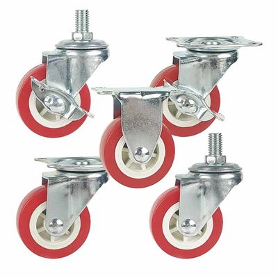 2 Inch Soft Wheels 	Light Duty Casters Non Bearing