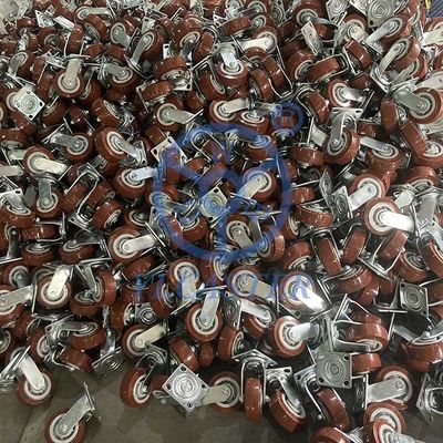 Flat Tread  200mm Silent Wheel 300kg Swivel PU Castor