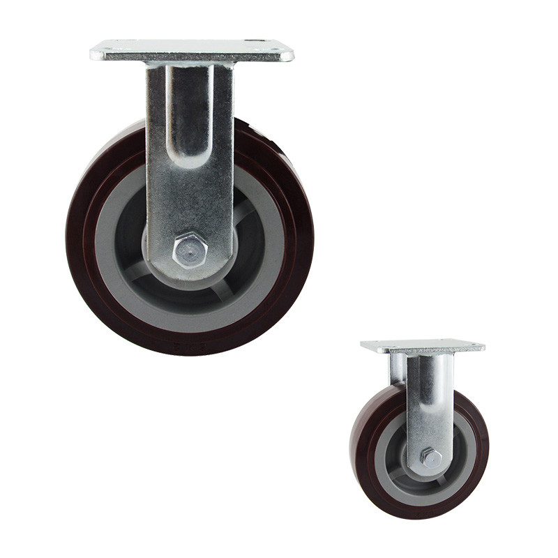 Industrial Cart 150mm Fixed Type Heavy Duty Ball Bearing Wheels