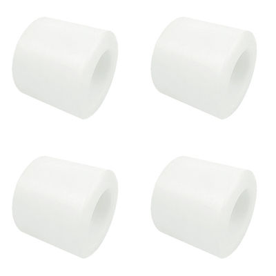 80x70mm Nylon Load Wheels High Capacity White Pallet Jack Wheels With Bearings