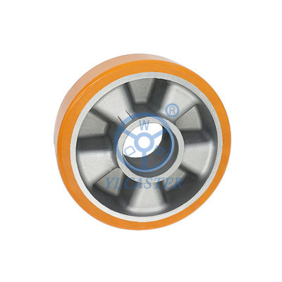 6 Inch Polyurethane Flat Single Wheels For Heavy Duty Industrial Casters