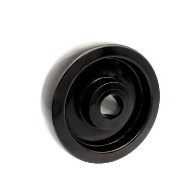 buy High Load Capacity Red Polyurethane Heavy Duty Casters Dual Ball Bearings online manufacturer