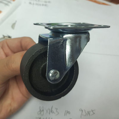 buy 50mm Cast Iron Wheel Light Duty 360 Degree Rotating Vintage Iron Caster Wheels Low Profile online manufacturer