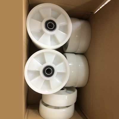 buy 7"X2" Solid Nylon Pallet Jack Steer Wheels Pallet Truck Drive Wheels Wholesales online manufacturer