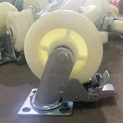 buy Plate Stem Bolt Hole Heavy Duty Casters With Zinc Painted Bracket For Industrial online manufacturer