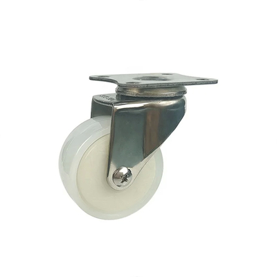 0.25 Inches Plate Thickness Stainless Steel Casters With Total Lock Brake Type And 45mm Wheel Width