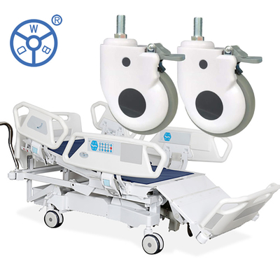 125mm Medical Bed Casters Stem Locking Anti - Winding Hospital