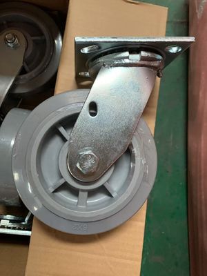 buy Industrial Bolt-Hole Casters With Heavy Duty Design And Iron Wheel Center online manufacturer