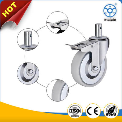 buy Phenolic Industrial Casters Polyurethane Wheel Type Expandable Stem Mounting 1-4 Inches Wheel Width online manufacturer