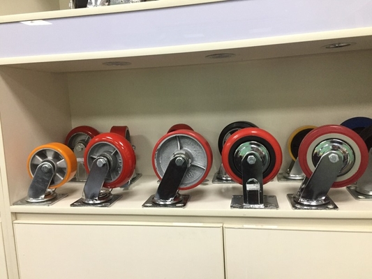 Bearing Type Medical Casters Precision Ball Bearing Thermoplastic Rubber With Bolt Hole Spacing 76*61mm
