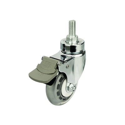 Plate Medical Casters with Loaded Capacity of 275lbs and Nylon Bracket Material