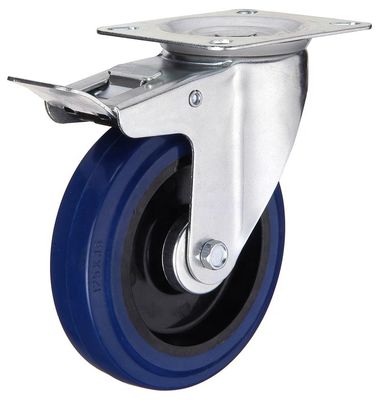 buy 100*100*85*85 Top Plate Size Floor Lock Caster with ISO Rosh CE Certification online manufacturer