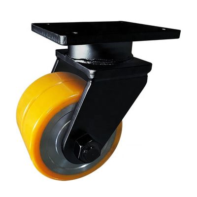 buy Double Ball Bearing Super Heavy Duty Caster in Black for Heavy-Duty Industrial Applications online manufacturer