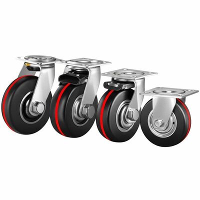 buy Precision Ball Bearing Industrial Wheel Casters Featuring Wheel Diameter 2 to 12 Inches Suitable for Heavy Load Movement online manufacturer