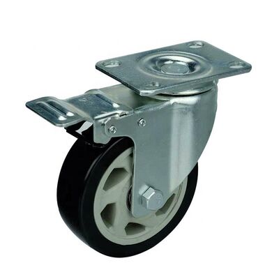 buy Zinc Plated Industrial Casters Temperature Range Up To 300°F Durable Heavy Duty Wheels for Industrial Applications and Equipment Handling online manufacturer