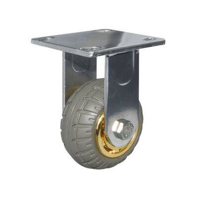 Good price Customable rubber casters wheels with zine plated threaded stem offering traction and smooth rolling on diverse floor types online