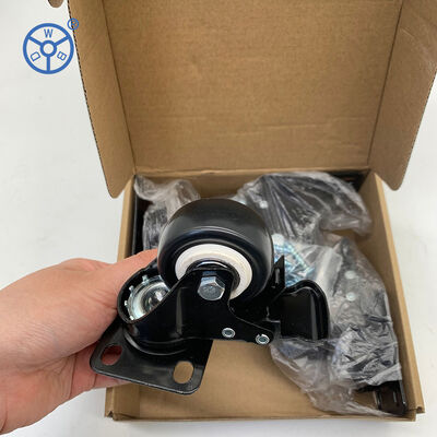 Good price Stainless Steel Medical Casters with Double Brake and Loaded Capacity 275lbs Durable Heavy Duty Medical Equipment Wheels online