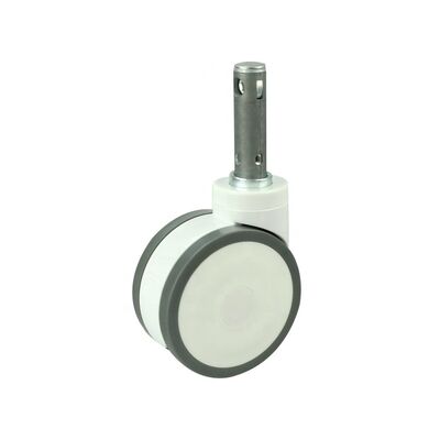 buy Height 194mm red pu wheel polyurethane casters smooth tread type industrial caster wheels ideal for heavy equipment and machinery transport online manufacturer