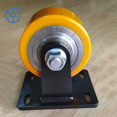 Good price Steel Rubber Wheel Material Rubber Casters Customable Indoor Outdoor Heavy Duty Industrial Grade Durable Smooth Rolling online