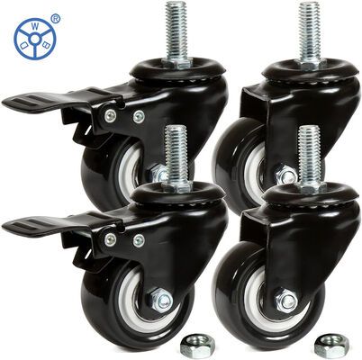 Good price Green Rubber Casters Roller Bearing Type Load Capacity 30 to 70 KG Heavy Duty Wheels Suitable for Industrial Equipment online