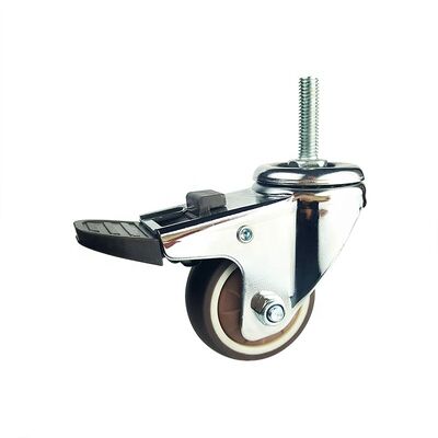 55KG Loaded Capacity Nylon Casters Set of 4 American Type Heavy Duty Durable Wheels Perfect for Equipment and Machinery