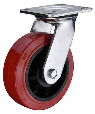 Good price Side Lock Brake Type Medium-load Casters Offering 3-3/4 X 3-3/4 Inch Mounting Plate Size High Strength Wheels for Industrial online