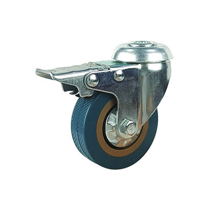 Good price 65 KG Load Capacity Heavy Duty Rubber Caster Wheel 8 Inch Black Blue Green Ideal for Warehouse and Applications online
