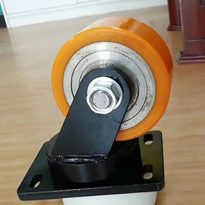 Good price 4-11 Inch Steel Rubber Caster Rubber Wheels Castors with Brake Industrial Grade Durable Heavy Duty Mobility Solutions online