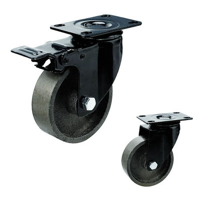 4inch Black 120kg Loading Medium Duty Casters For Living Room Tables