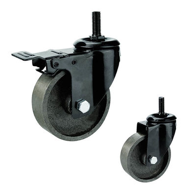 4inch Black 120kg Loading Medium Duty Casters For Living Room Tables