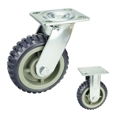 150mm 280kg Loading Heavy Duty Casters With Brake