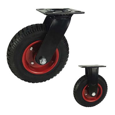 200mm 462lbs Capacity Heavy Duty Casters With Total Brake