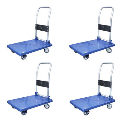 100kg Loading Folding Platform Ttrolley , 700x480mm Foldable Flatbed Cart