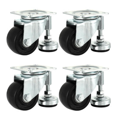 350kg Loading PA 3 Inch Heavy Duty Swivel Casters With Feet Cups