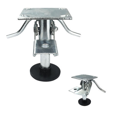 660lbs Loading Floor Locks For Carts , 5" Steel Floor Lock Casters