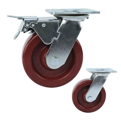 6 Inch 880lbs Capacity Heat Resistant Caster Wheels ISO9001