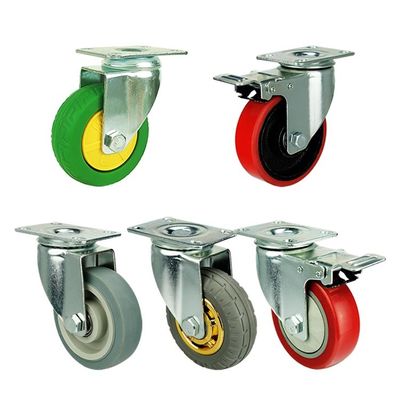 ISO9001 5inch Polyurethane Caster Wheel Replacement