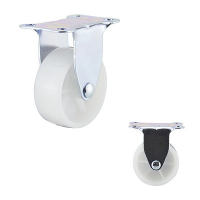 2in 66lbs White PP Direction Wheel Rigid Light Duty Casters For Sale