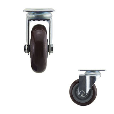 110kg Loaded 100mm Wheel Medium Duty Casters For Service Carts