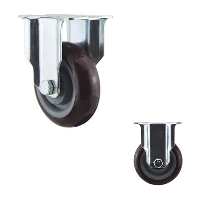 4 Inch One Direction Medium Duty Casters Zinc Plated Surface