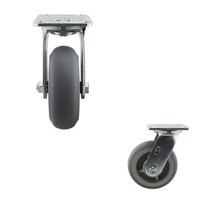 6 Inch  550LBS Heavy Duty Industrial Locking Swivel Plate Caster Wheels